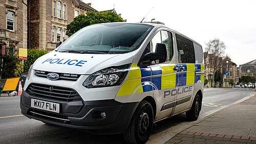 A police van